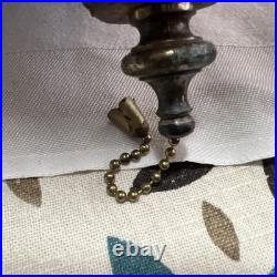Vintage MCM Ornate Gothic Hanging Swag Lamp Hollywood Regency Pendant GIM 3056