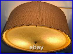 Vintage MCM Round Hanging Pendant Lamp Mid Century Modern 60s Lighting Sconce