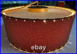 Vintage MCM Round Hanging Pendant Lamp Mid Century Modern 60s Lighting Sconce