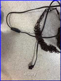 Vintage MCM Wicker Hanging Latern Light Fixture