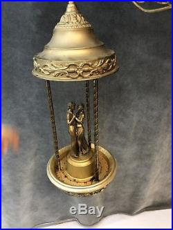 Vintage MINERAL OIL RAIN LAMP wedding drip motion mid century hanging light 60s