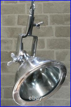 Vintage Marine Aluminum Chain Hanging Cargo Pendant Light Industrial Ship Lamp