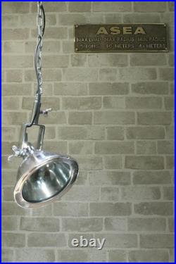 Vintage Marine Aluminum Chain Hanging Cargo Pendant Light Industrial Ship Lamp Vintage Marine Aluminum Chain Hanging Cargo Pendant Light Industrial Ship Lamp