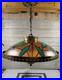 Vintage Mid Century 1960's Floral Hanging Lamp Works