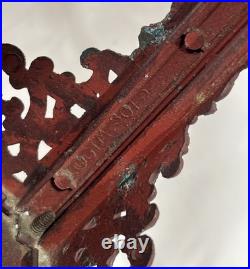 Vintage Mid Century GIM #3045 Painted Metal 5 Panel Lantern Pendent Lamp Light