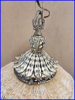 Vintage Mid Century Hanging SWAG LAMP Glass Falkenstein Grapes WORKS