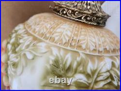 Vintage Mid Century Hanging SWAG LAMP Glass Falkenstein Grapes WORKS