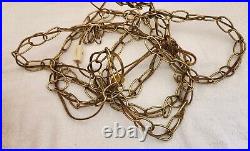 Vintage Mid Century Hanging SWAG LAMP Glass Falkenstein Grapes WORKS