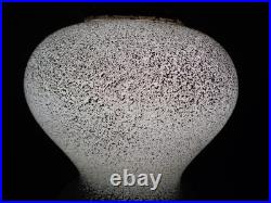 Vintage Mid Century Modern Hollywood Regency Iridescent Glass Hanging Swag Lamp