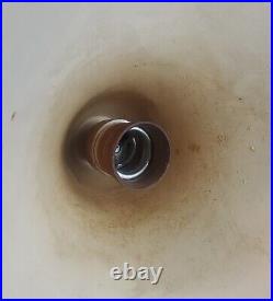 Vintage Mid-Century Modern Jo Hammerborg Danish Brass Ceiling Pendant Light Lamp