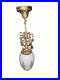 Vintage Mid Century Modern Pendant Light Hanging Lamp Glass Lamp