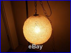 Vintage Mid Century Modern Spaghetti Lucite Acrylic Hanging Lamp Local Pick Up