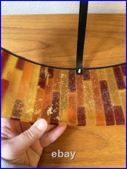 Vintage Mid Century More Fiesta Lucite Acrylic Hanging Light Shade, No Fixture