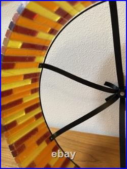 Vintage Mid Century More Fiesta Lucite Acrylic Hanging Light Shade, No Fixture