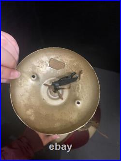 Vintage Mid Century Red and Cream Plastic Hanging Tulip Swag Lamp