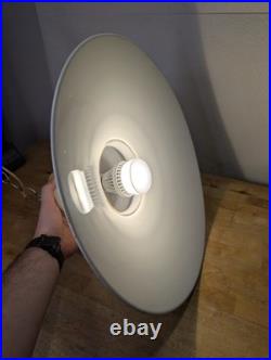 Vintage Mid Century UFO Space Age Saucer Swag Hanging Pendant Light Fixture MCM