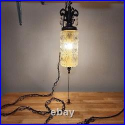 Vintage Midcentury Swag Lamp