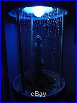 Vintage Mineral Oil Rain Drip Drop Hanging Lamp Greek Goddess Oil Motion Light