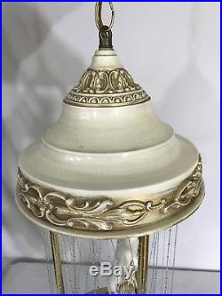 Vintage Mineral Oil Rain Hanging Lamp Greek Goddess