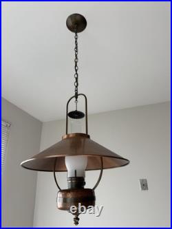 Vintage Modern Ceiling Hanging Lamp Copper