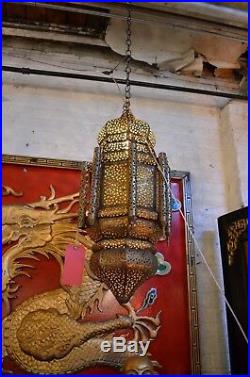 Vintage Moroccan Hanging Lantern Lamps