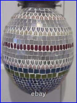Vintage Mosaic Pendant Light Hanging Lamp Fixture