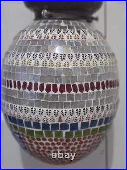 Vintage Mosaic Pendant Light Hanging Lamp Fixture