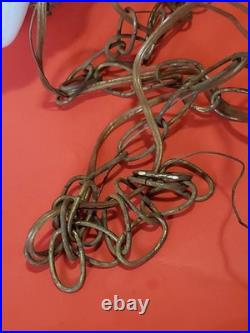 Vintage Neoclassical Milk Glass Swag Pendant Lamp Hollywood Regency Relief