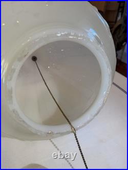 Vintage Old Ceiling Light Hanging Lamp, Pull Chain