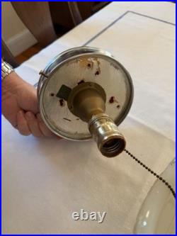 Vintage Old Ceiling Light Hanging Lamp, Pull Chain