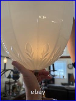 Vintage Old Ceiling Light Hanging Lamp, Pull Chain