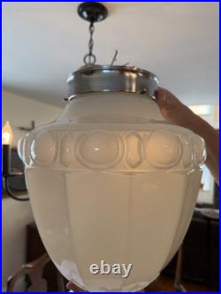 Vintage Old Ceiling Light Hanging Lamp, Pull Chain