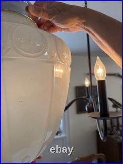 Vintage Old Ceiling Light Hanging Lamp, Pull Chain
