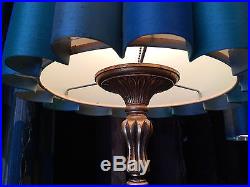 Vintage Pair HANGING LIGHTS Swag Lamp 1960s Mid Century Hollywood Regency 60s