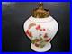 Vintage Peacock Butterfly Floral Swag Lamp VV France