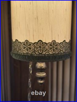 Vintage RETRO ARIS Mid Century MCM Ceiling Hanging Swag Drum Lamp Green Vintage RETRO ARIS Mid Century MCM Ceiling Hanging Swag Drum Lamp Green