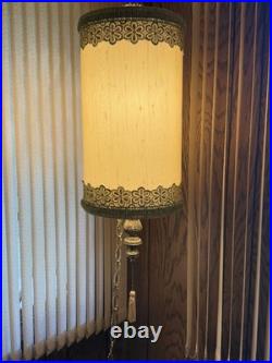 Vintage RETRO ARIS Mid Century MCM Ceiling Hanging Swag Drum Lamp Green Vintage RETRO ARIS Mid Century MCM Ceiling Hanging Swag Drum Lamp Green