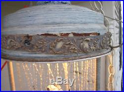 Vintage Rain Lamp Hanging Nude Goddess 40 Inches