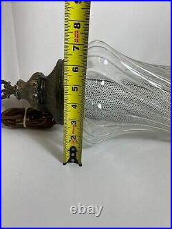 Vintage Retro Glass Hanging Swag Light Lamp 22