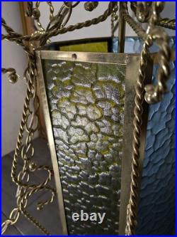 Vintage Retro Mid Century Modern Hanging Swag Pendant Light Lamp H54