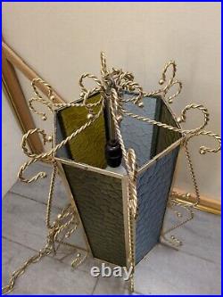 Vintage Retro Mid Century Modern Hanging Swag Pendant Light Lamp H54