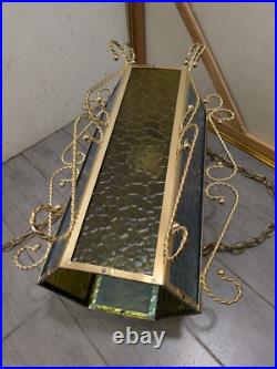 Vintage Retro Mid Century Modern Hanging Swag Pendant Light Lamp H54