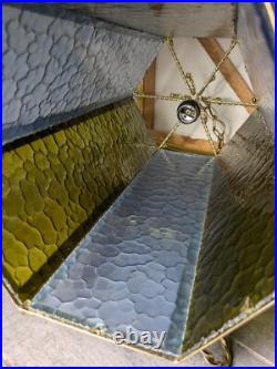 Vintage Retro Mid Century Modern Hanging Swag Pendant Light Lamp H54