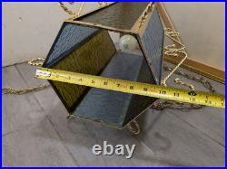 Vintage Retro Mid Century Modern Hanging Swag Pendant Light Lamp H54