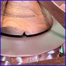 Vintage Rustic Modern Wooden Framed Pendant Lamp