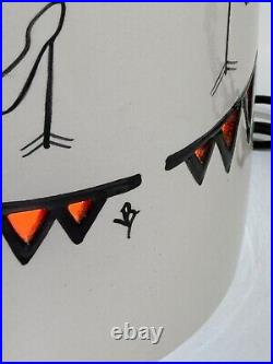 Vintage SW Kachina Swag Lamp MCM Yankee Doodle Dandee Ceramic Hanging Light Vintage SW Kachina Swag Lamp MCM Yankee Doodle Dandee Ceramic Hanging Light