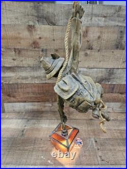 Vintage Sculptural Bavarian Swiss Mountain Climber Hanging Pendant Lamp c1970s