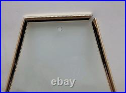 Vintage Sears Swag Floral Etched Brass Encore Hanging Lamp