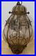 Vintage Seguso Murano Handblown Caged Glass Hanging Pendant Light Fixture 15
