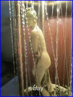 Vintage Semi Nude Hanging Goddess Rain 32 Lamp Creators Corp Mineral Oil Works
